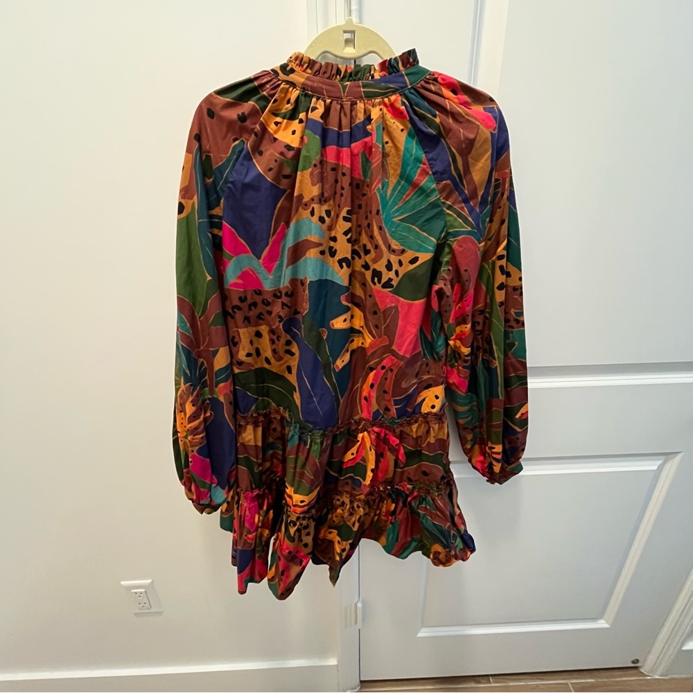 Farm Rio - Printed Leopard Mini Dress - Picture 7 of 7